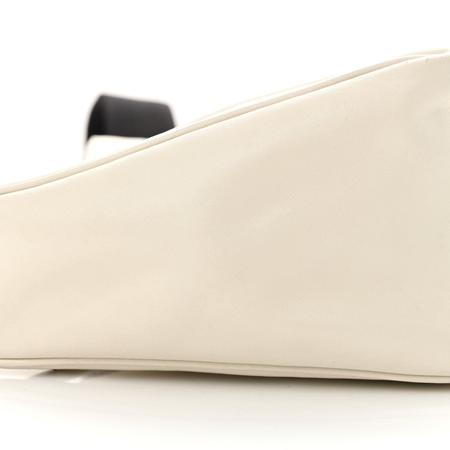 Grace Lux Triangle Shoulder Bag White