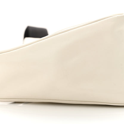 Prada Grace Lux Triangle Shoulder Bag White 8 of 11