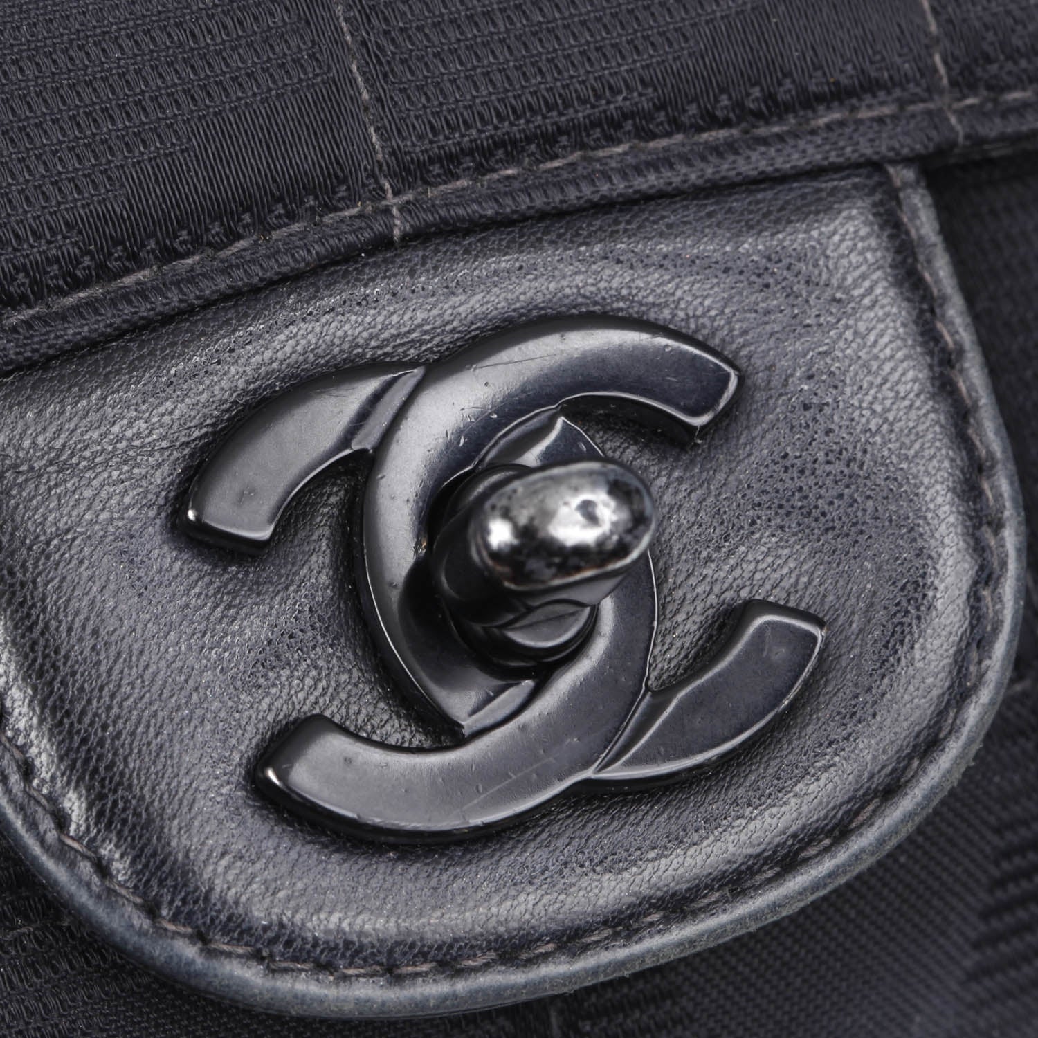 Chanel Nylon Travel Flap Black 5 of 10