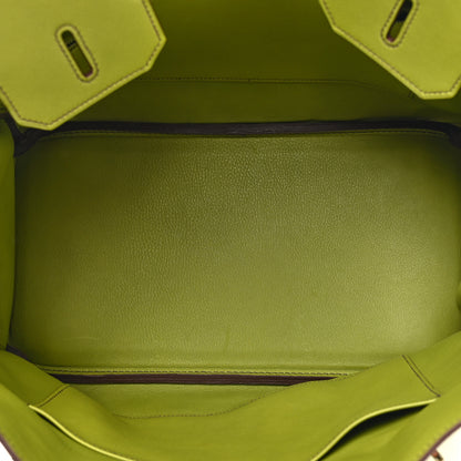 Hermes Swift Birkin 35 Vert Anis 5 of 16