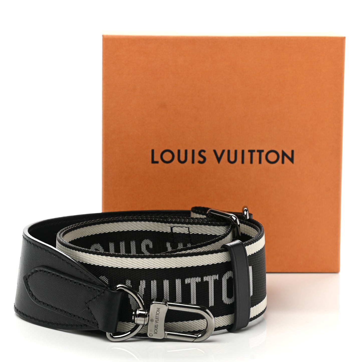 Monogram Multi Pochette Accessories Shoulder Strap Black Ivory