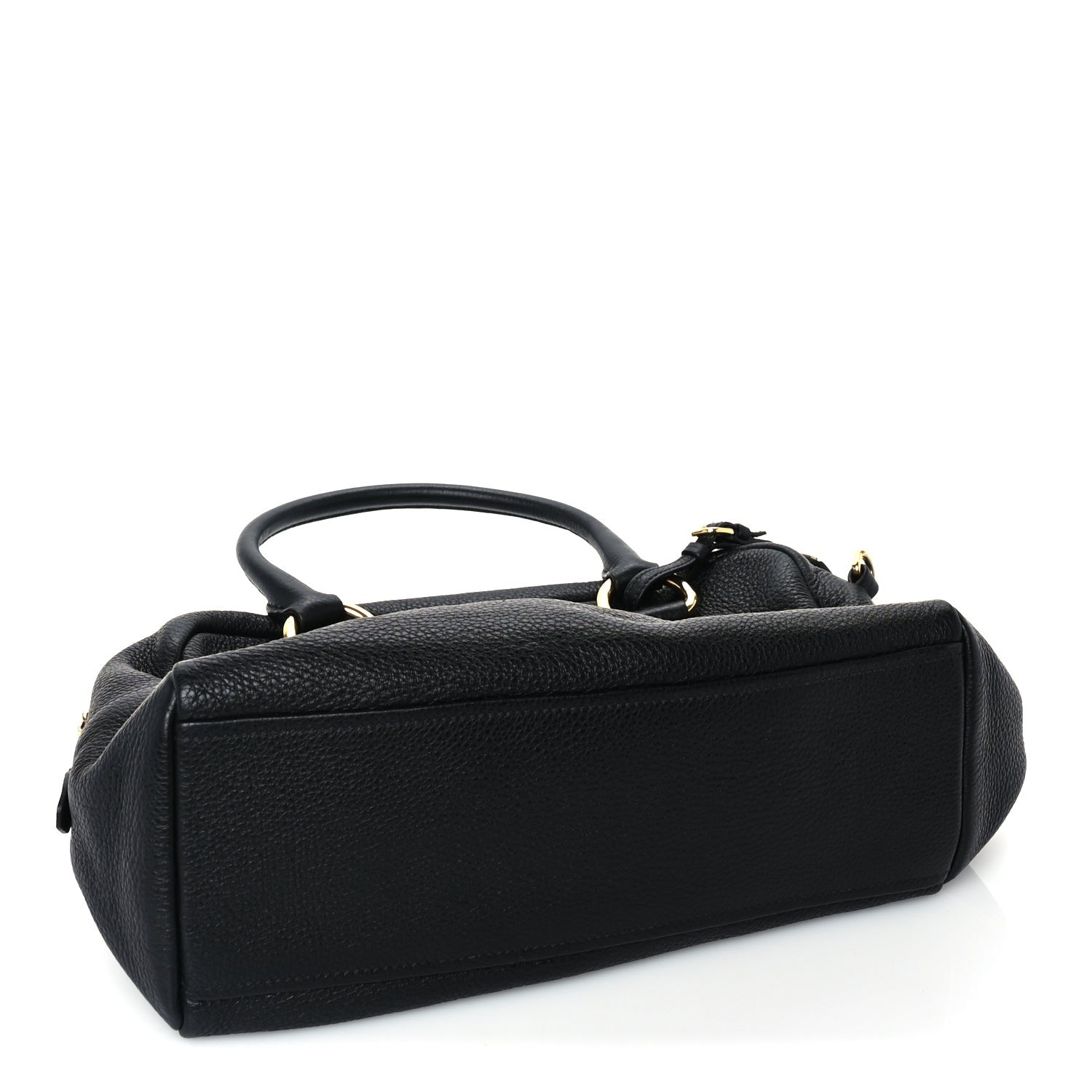 Prada Vitello Phenix Bauletto  Black 3 of 8