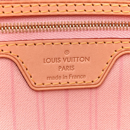 Louis Vuitton Damier Azur Delightful MM Rose Ballerine 6 of 11