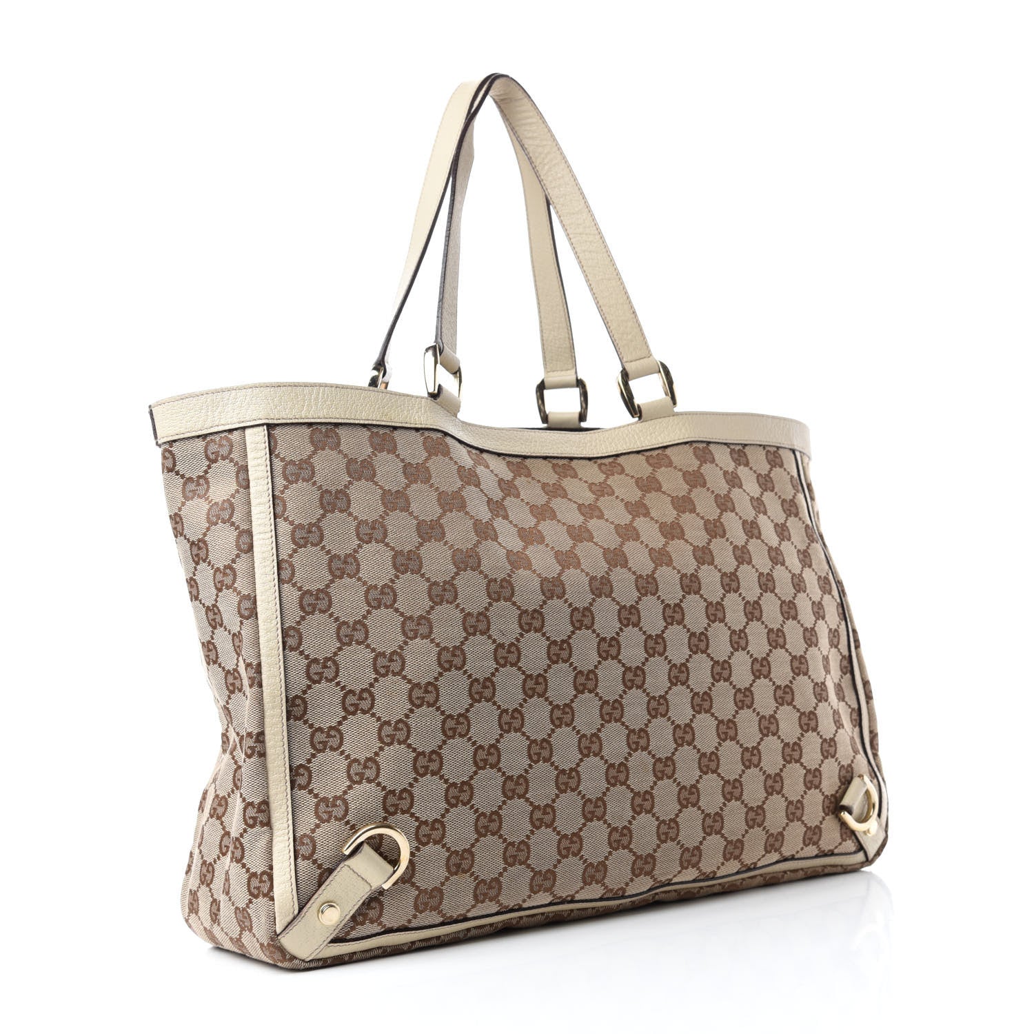 Gucci Monogram Large Abbey Tote Off White 3 of 10