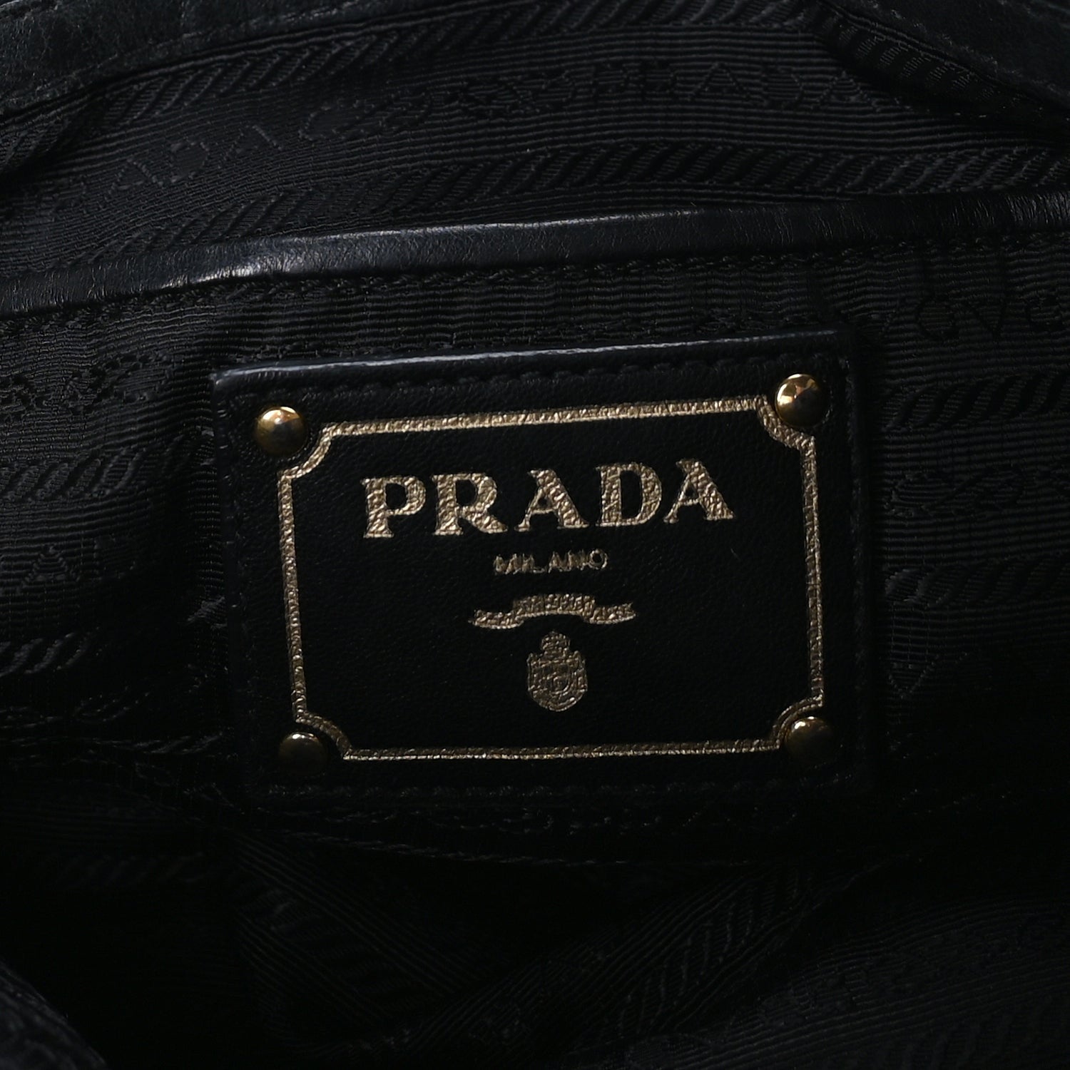 Prada Tessuto Nylon Gaufre Tote Black 5 of 7