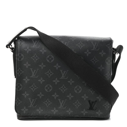 Louis Vuitton Monogram Eclipse District PM Black 1 of 9