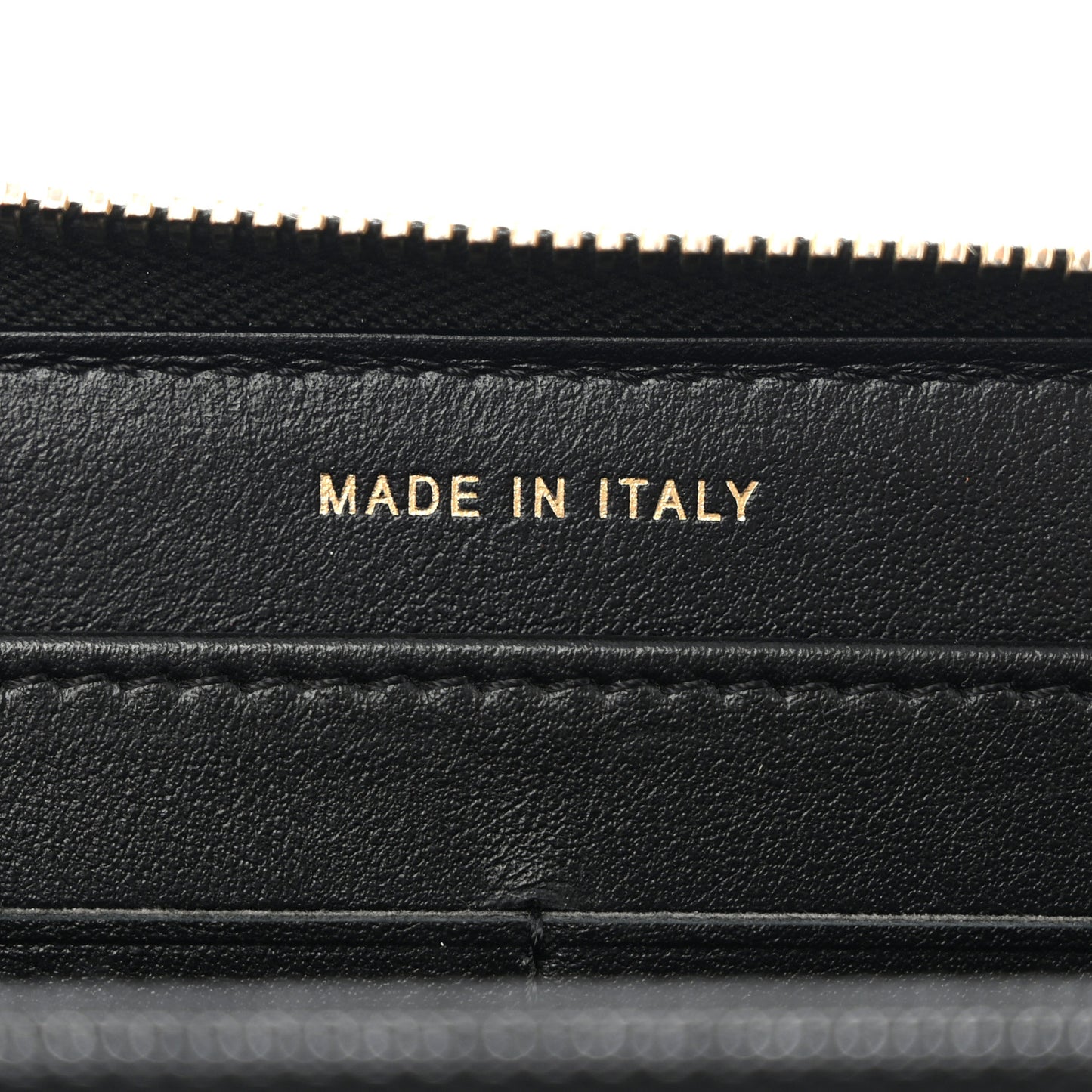 Caviar Studded Deauville Large Zip Around Wallet Black