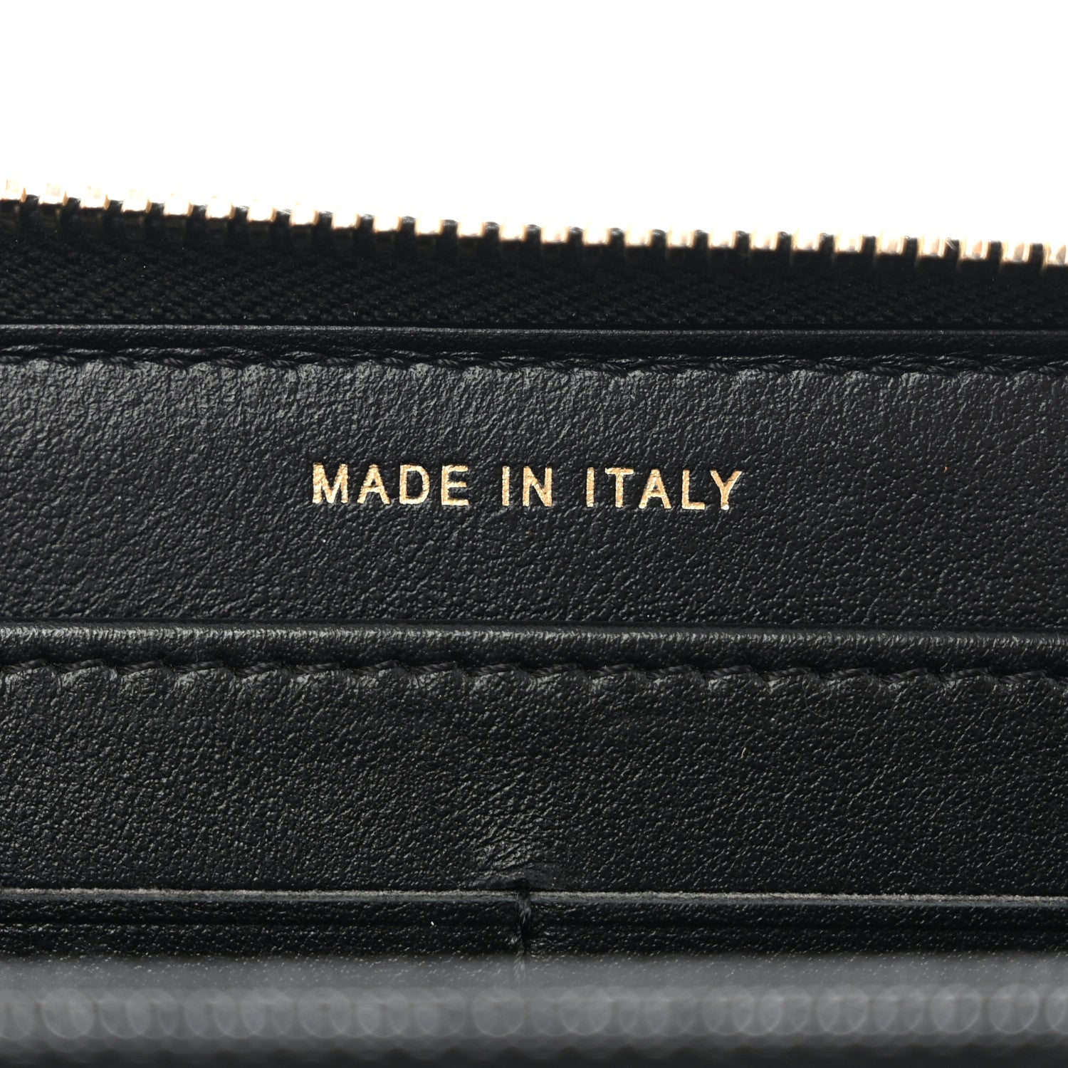 Chanel Caviar Studded Deauville Large Zip Around Wallet Black 7 of 10