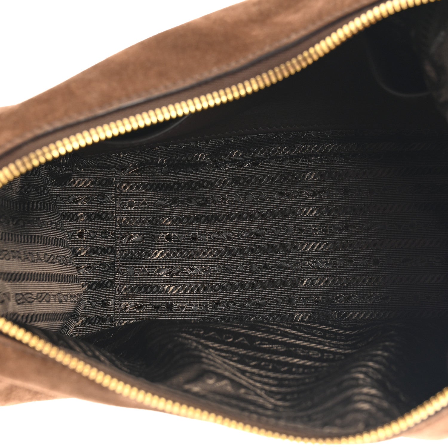 Prada Camoscio Darling Shoulder Bag Cocoa Brown 5 of 10