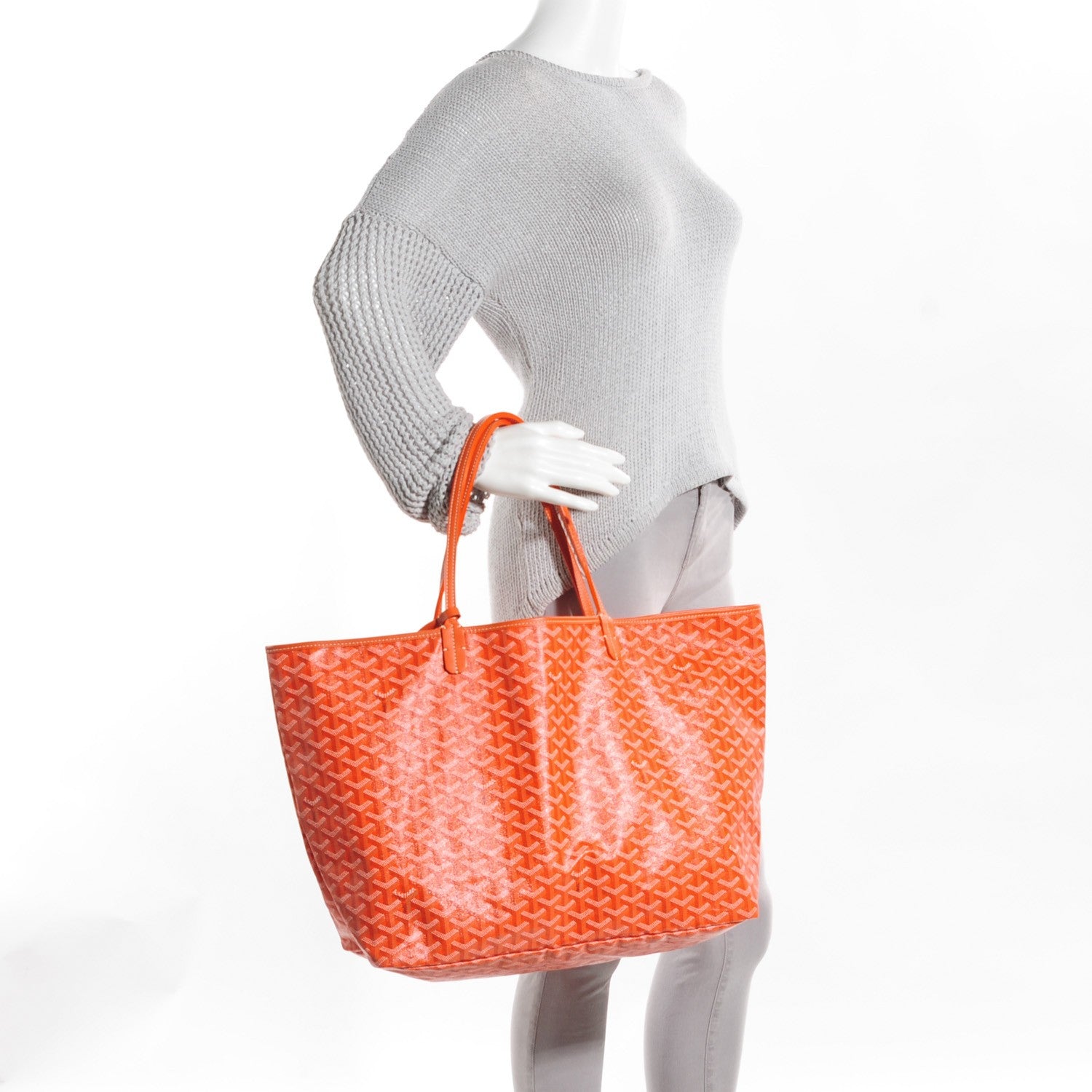 Goyard Goyardine Saint Louis GM Orange 2 of 8