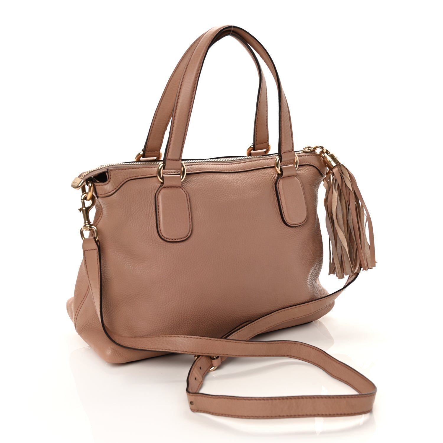 Gucci Cellarius Calfskin Small Soho Top Handle Satchel Pink 2 of 8