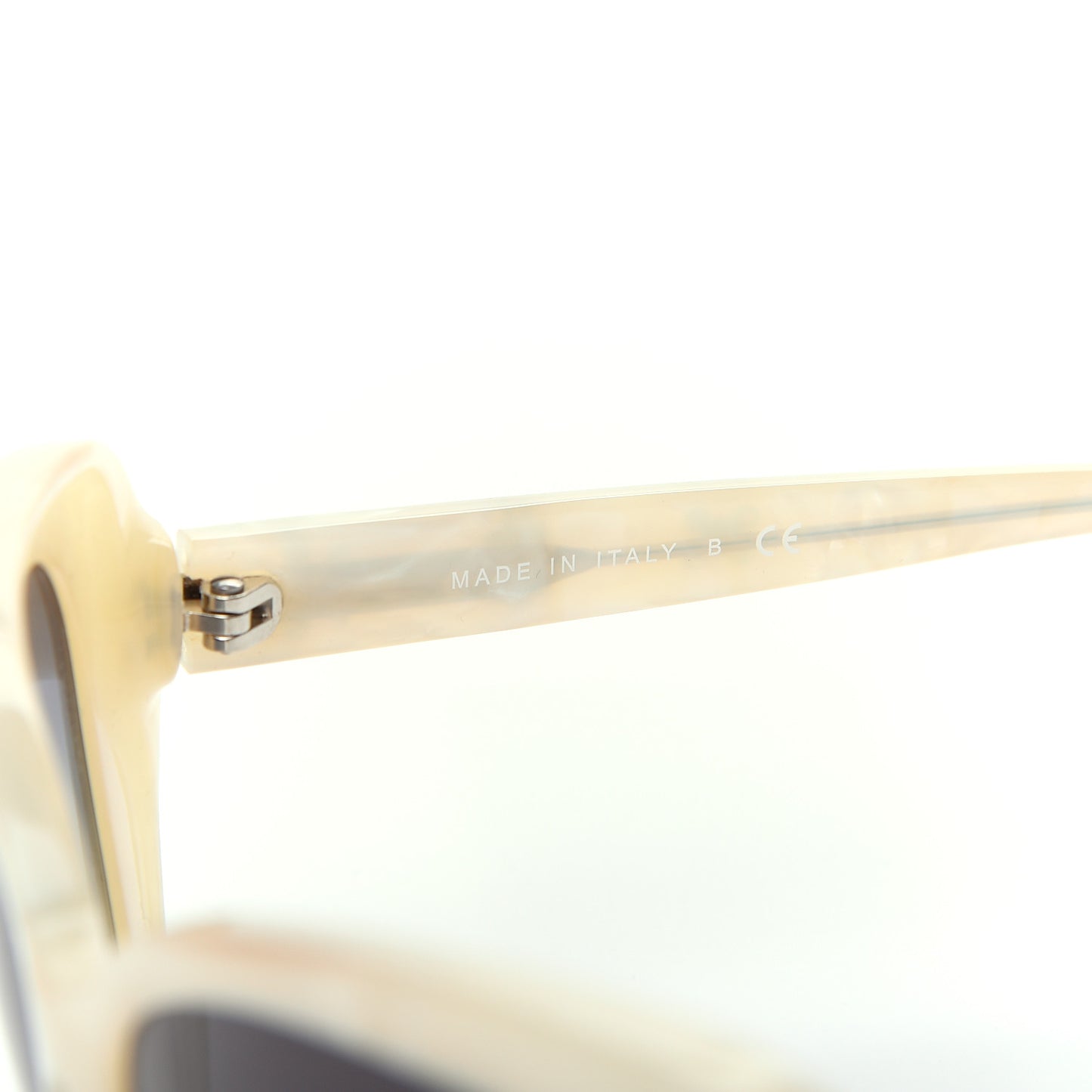 Crystal CC Sunglasses 5151-B White
