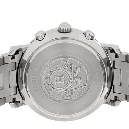 Hermes Stainless Steel 31mm Clipper Chronograph Quartz Watch 4 of 4