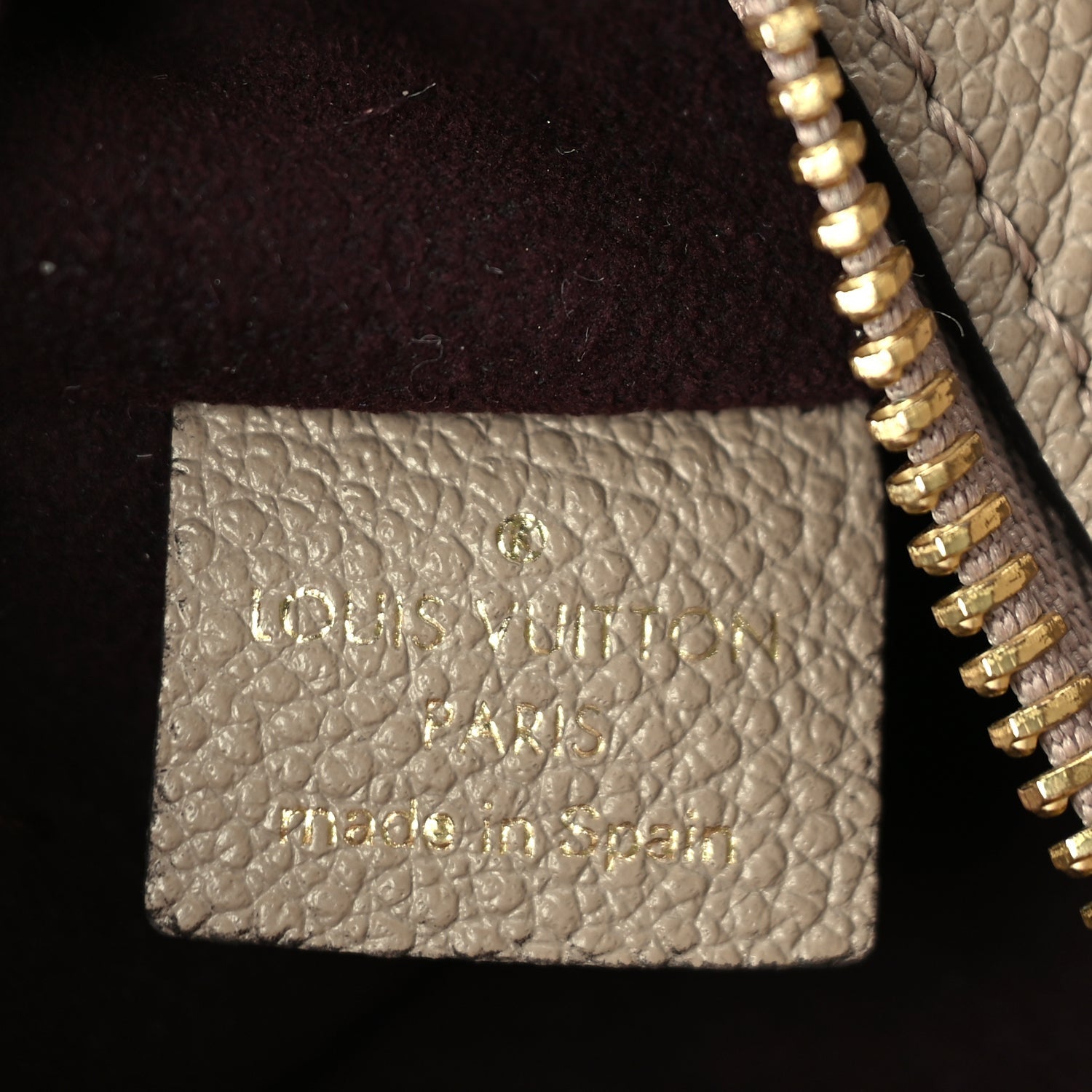 Louis Vuitton Empreinte Monogram Giant Neverfull MM Pochette  Tourterelle 7 of 7