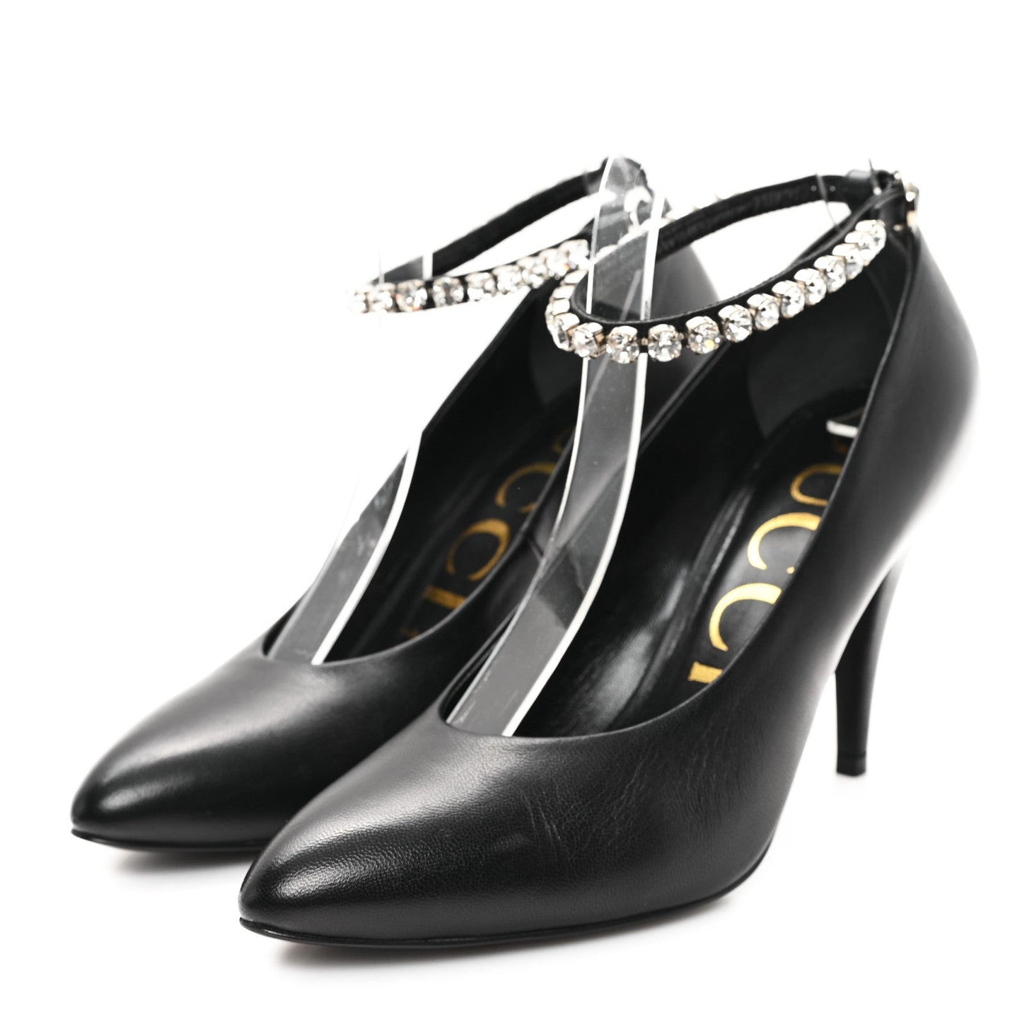 Malaga Kid Crystal Pumps 37 Black