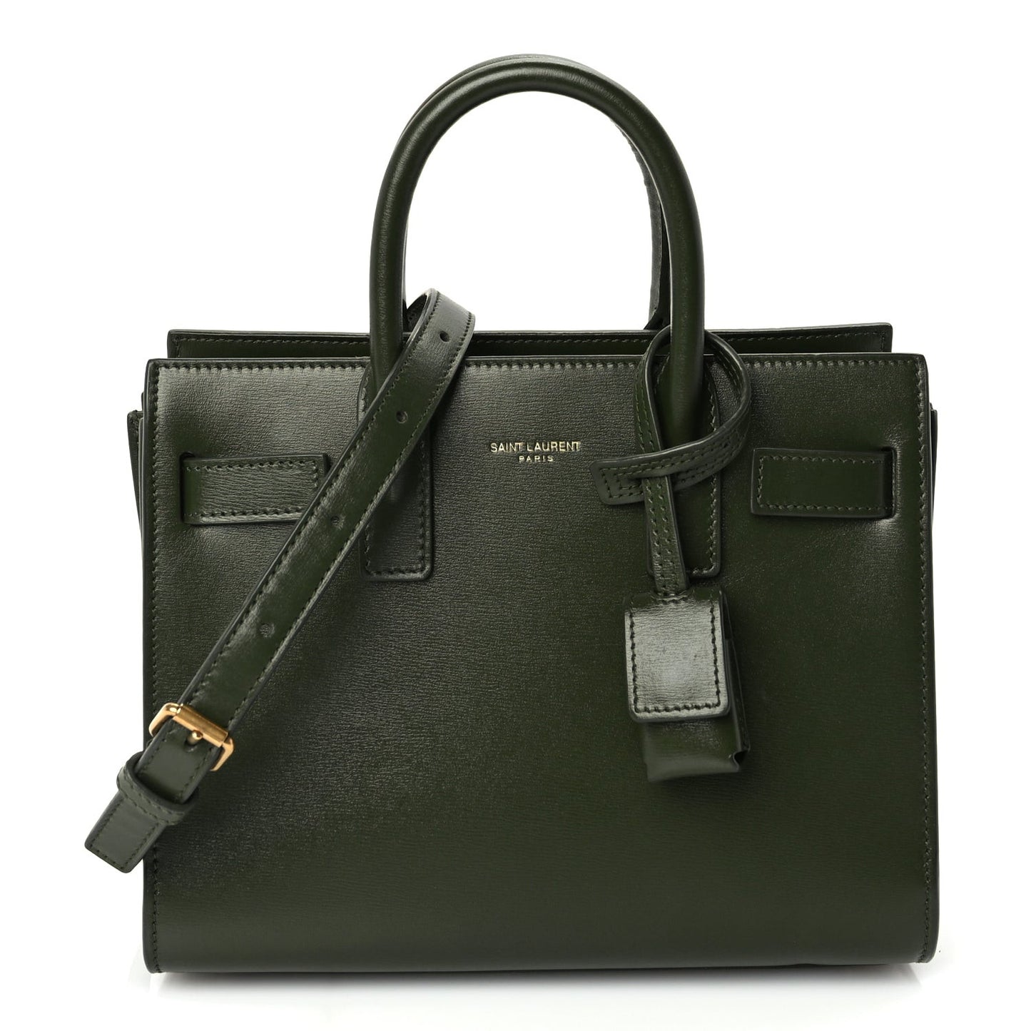 Calfskin Nano Sac De Jour Green
