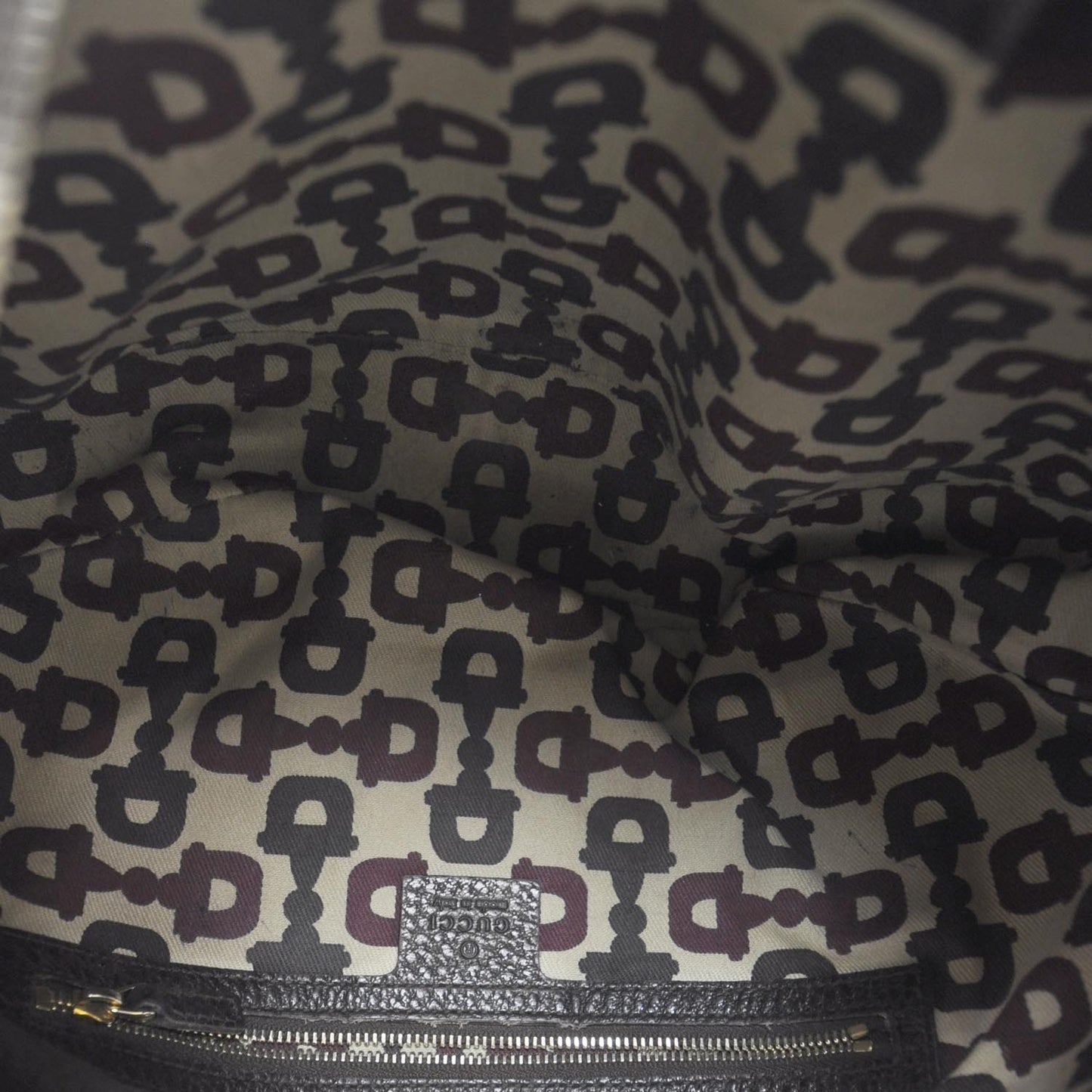 Leather Bamboo Ring Hobo Brown