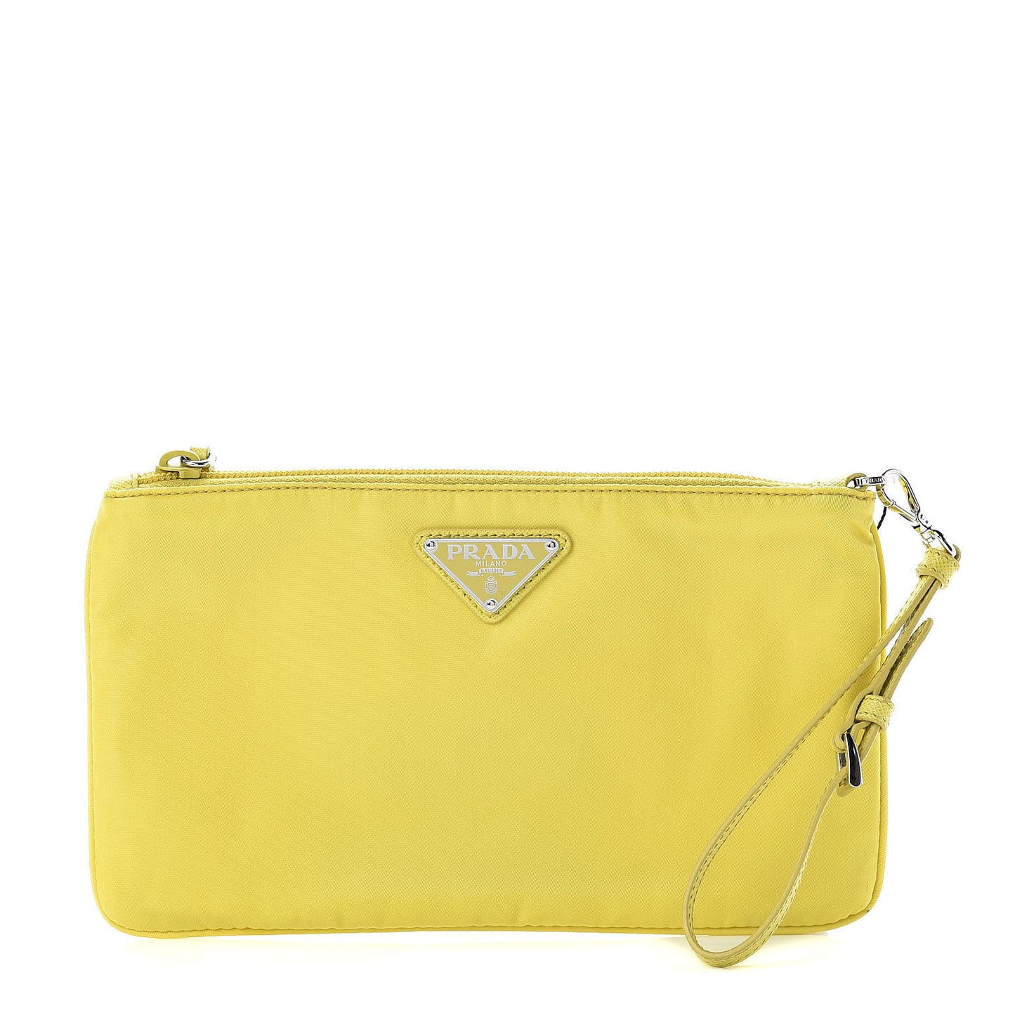 Tessuto Nylon Saffiano Wristlet Girasole