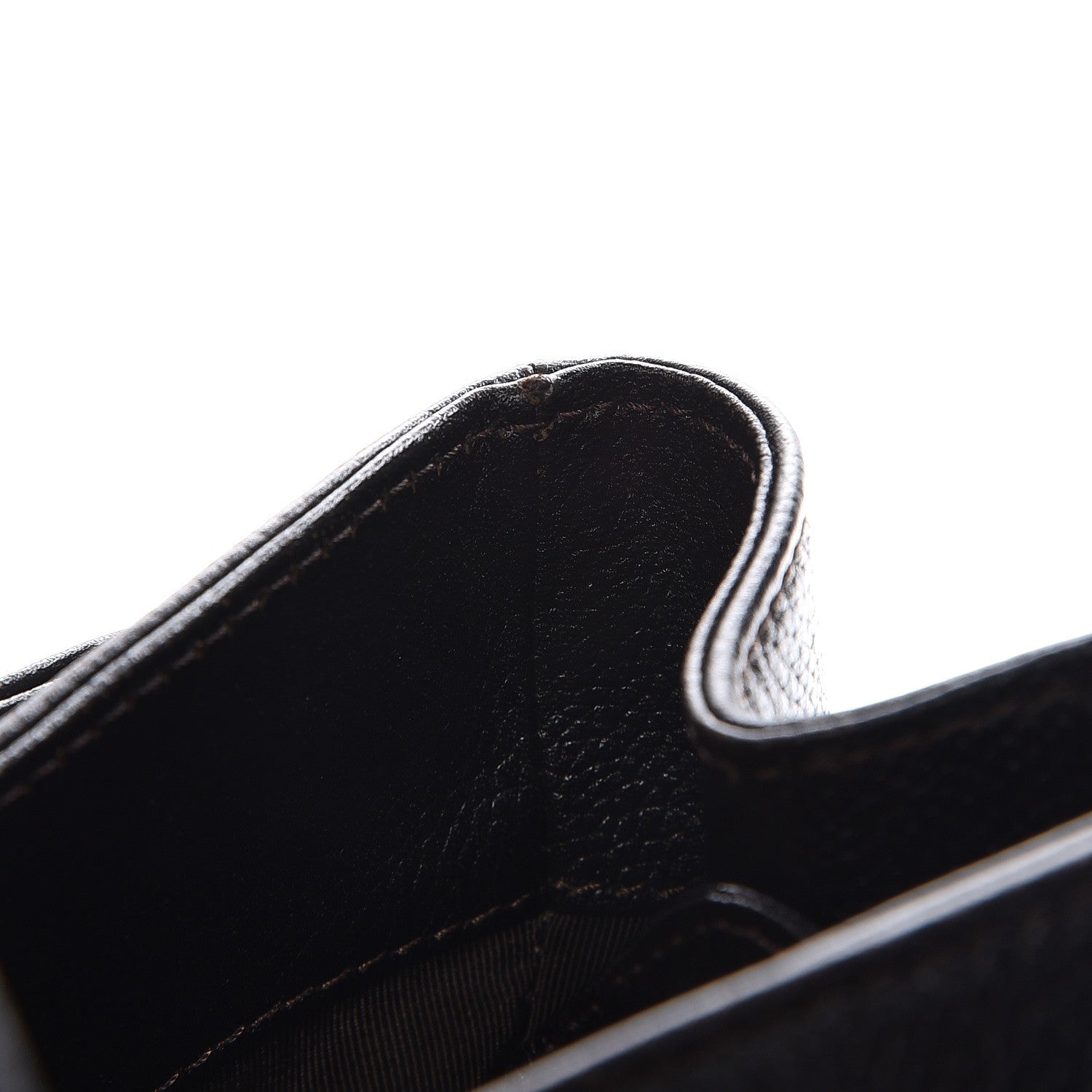 Chanel Calfskin Cerf Executive Shopper Tote Dark Brown 14 of 18