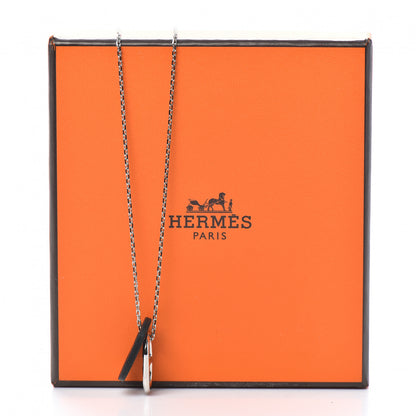 Hermes Swift O'Maillon Pendant Necklace Black 7 of 7