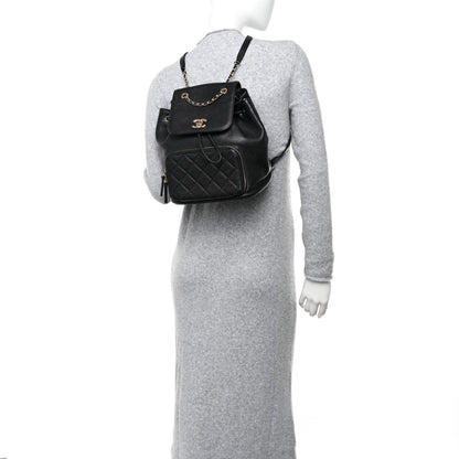 Chanel Caviar Quilted Business Affinity Backpack Black 2 of 10