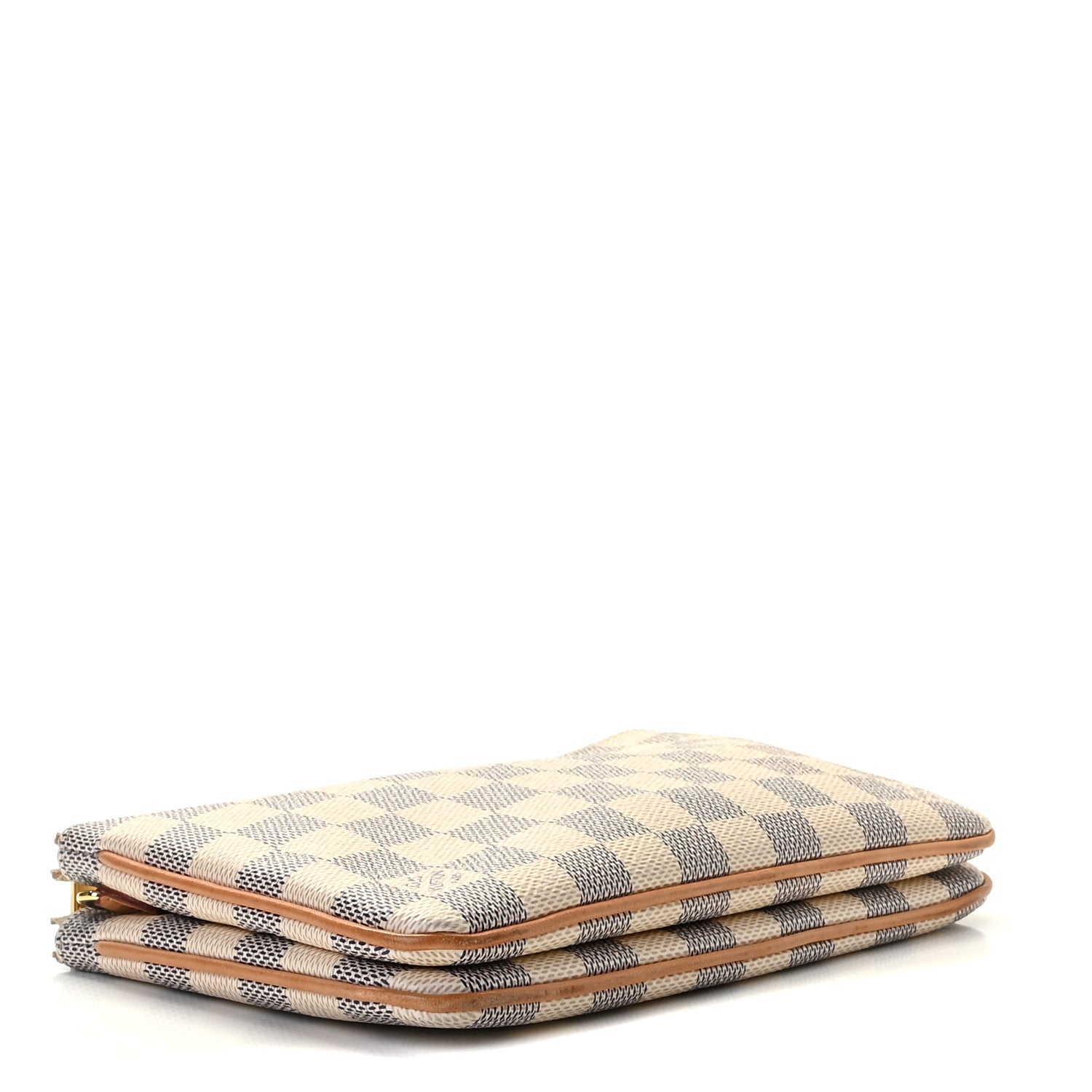 Louis Vuitton Damier Azur Double Zip Pochette 4 of 10