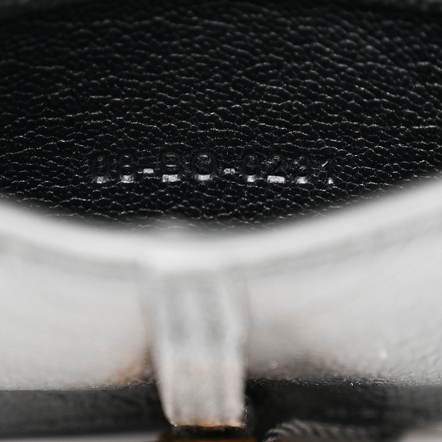 Christian Dior Goatskin Mini Saddle Shoulder Strap Pouch Black 8 of 9