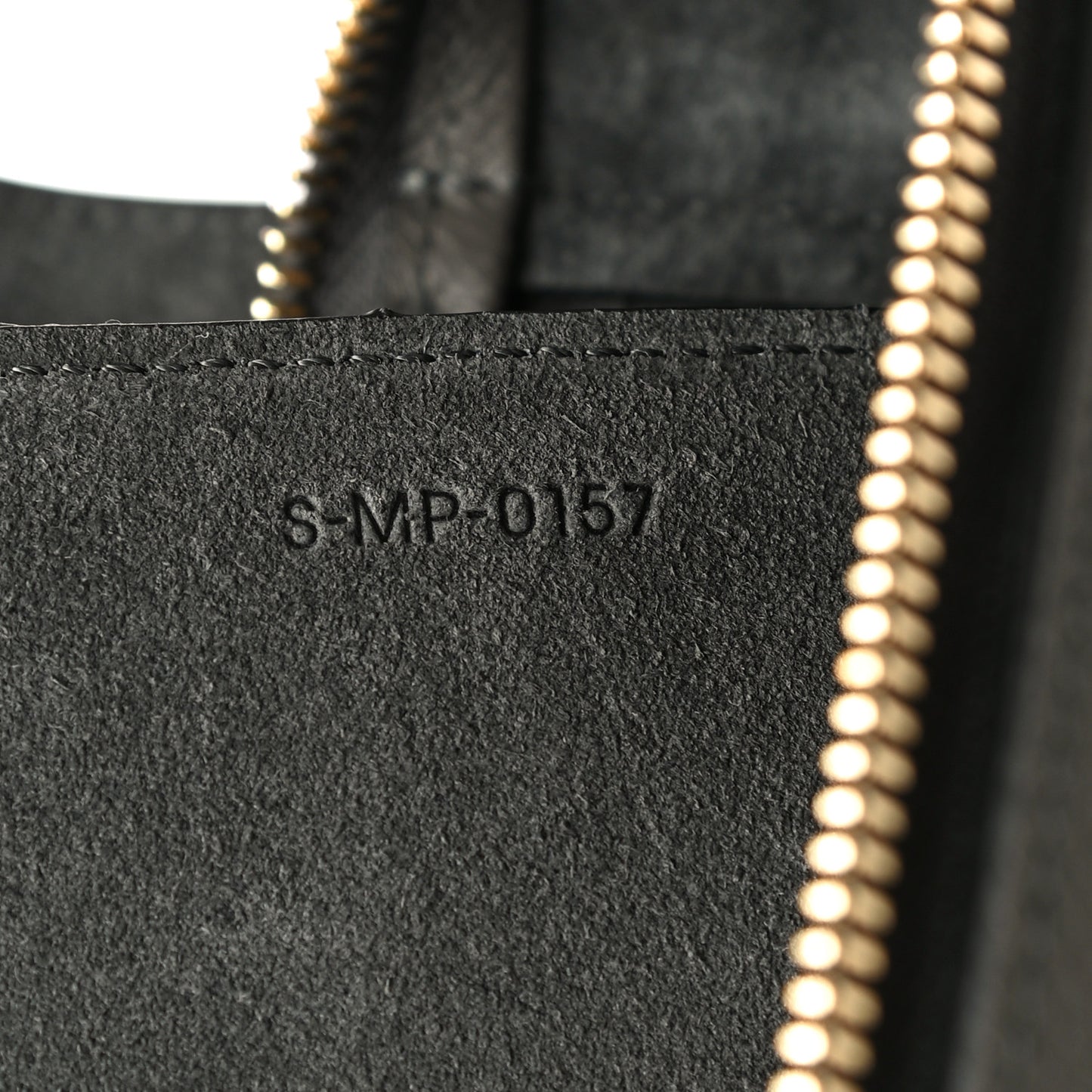 Grained Calfskin Nano Belt Bag Grey