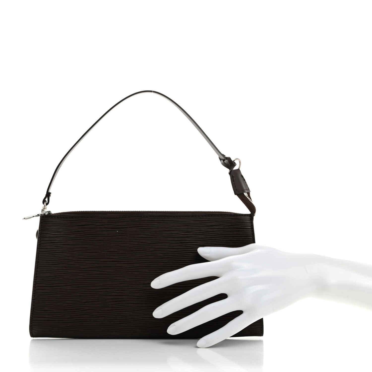 Louis Vuitton Epi Pochette Accessories 24 Moka 2 of 7