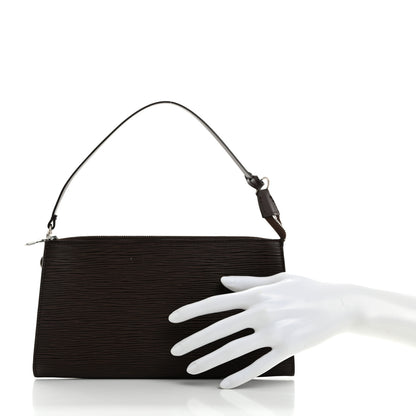 Louis Vuitton Epi Pochette Accessories 24 Moka 2 of 7