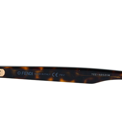 Fendi Studded Square Cat Eye Sunglasses FF 0260/S Havana 5 of 6