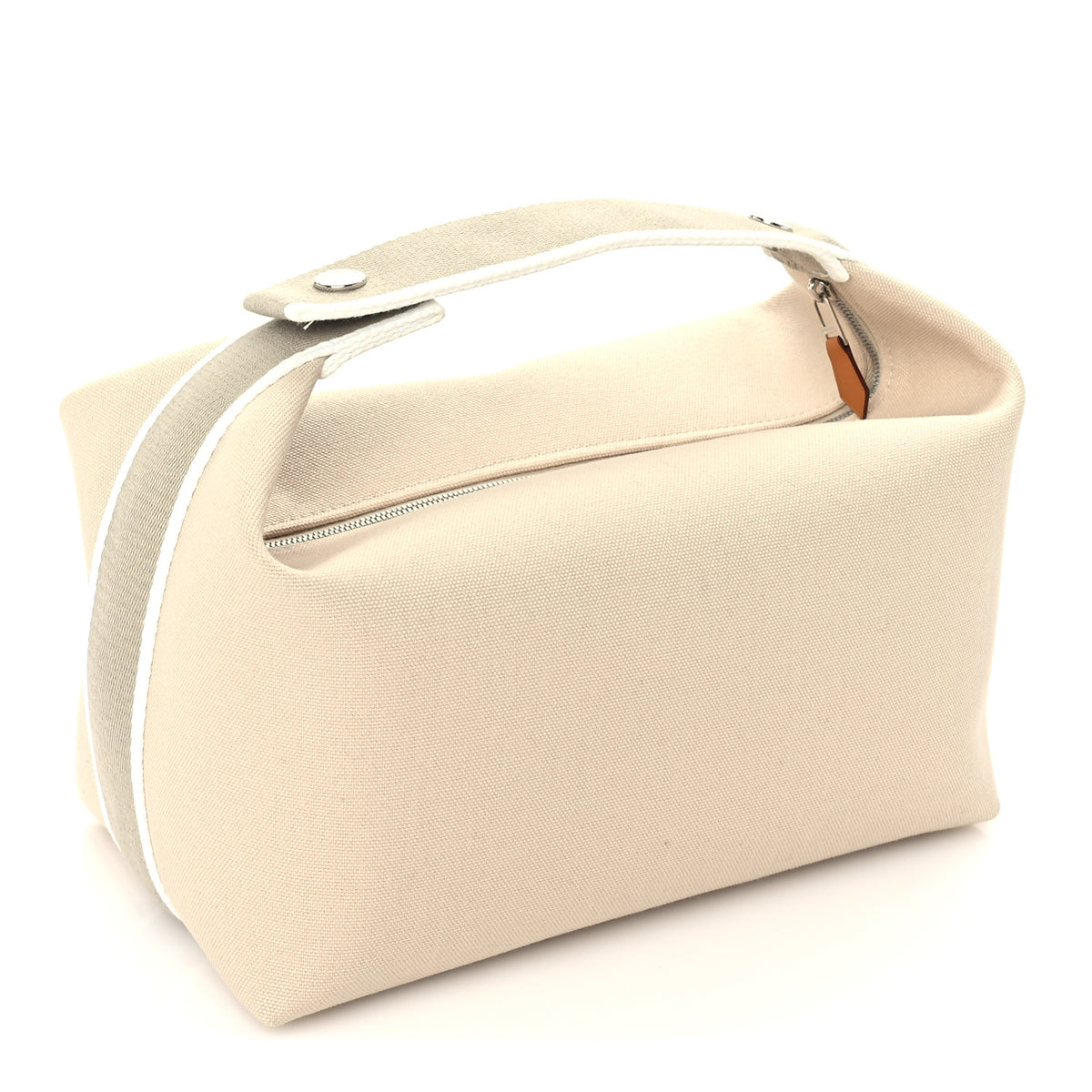 Hermes Canvas Large Bride-A-Brac Pouch Natural 3 of 7