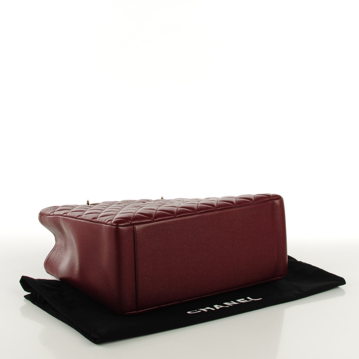 Caviar Grand Shopping Tote GST Dark Red