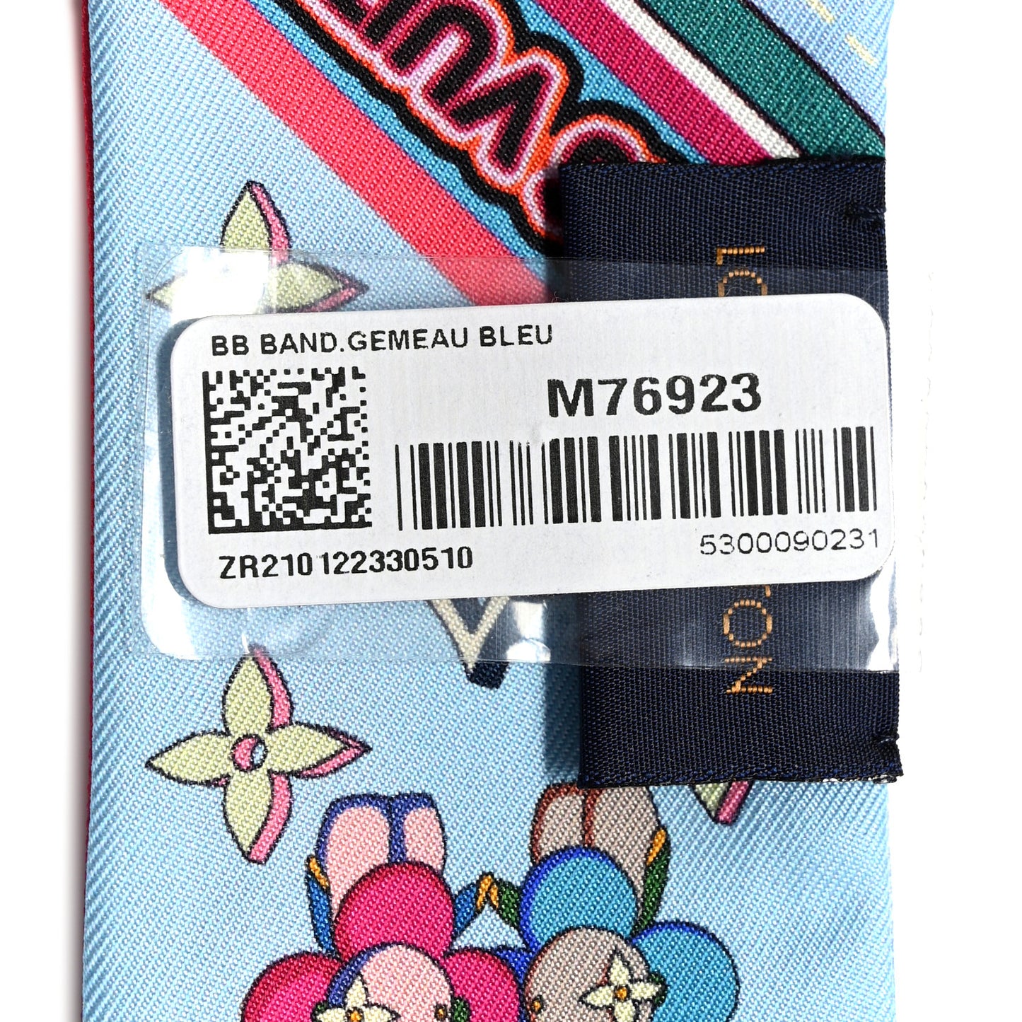 Silk Monogram Astro Gemini BB Bandeau Blue