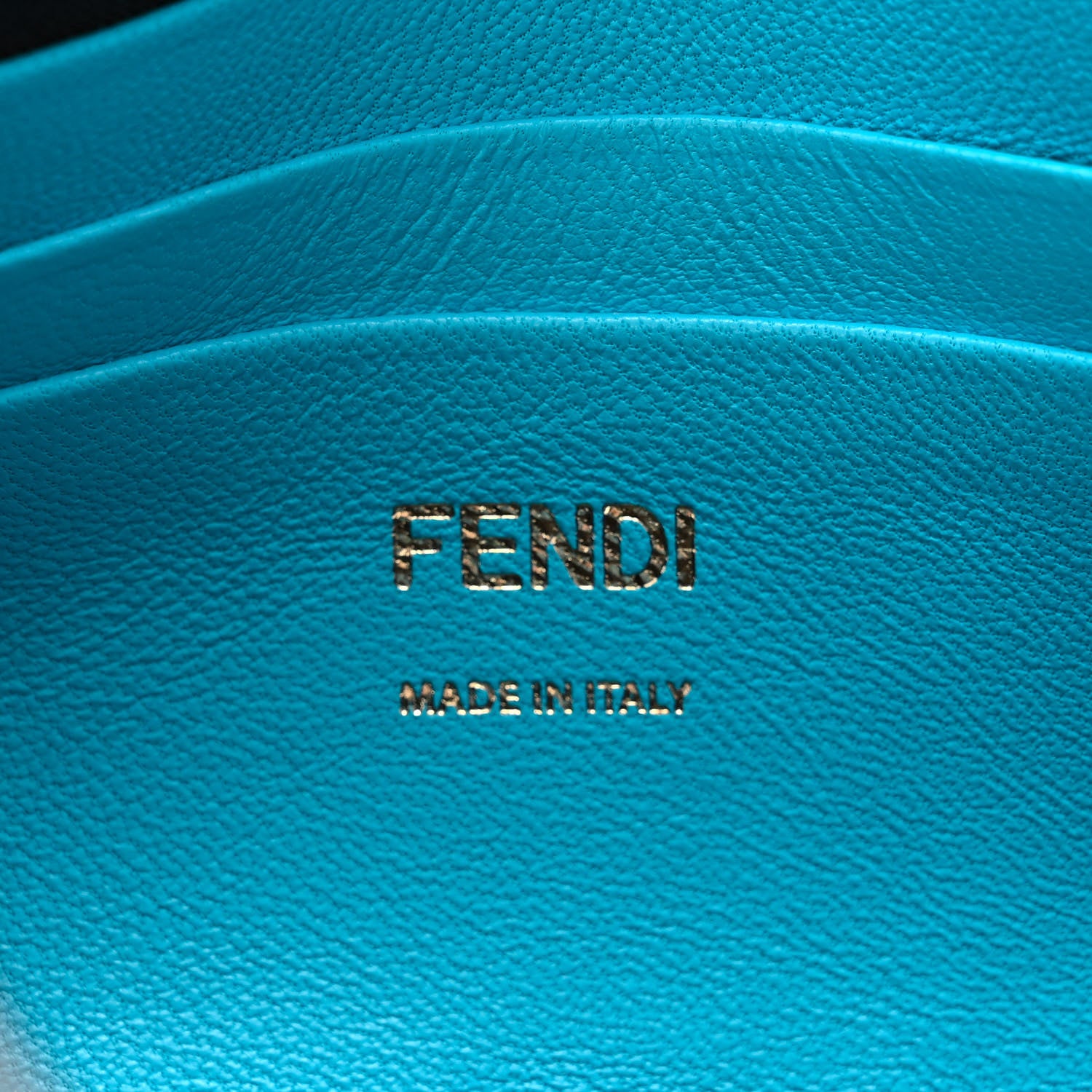 Fendi Nappa FF 1974 Embossed Mini Baguette Pool 6 of 11