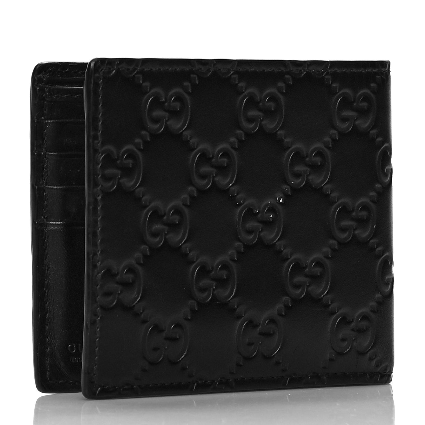 Guccissima Bi-Fold Wallet Black