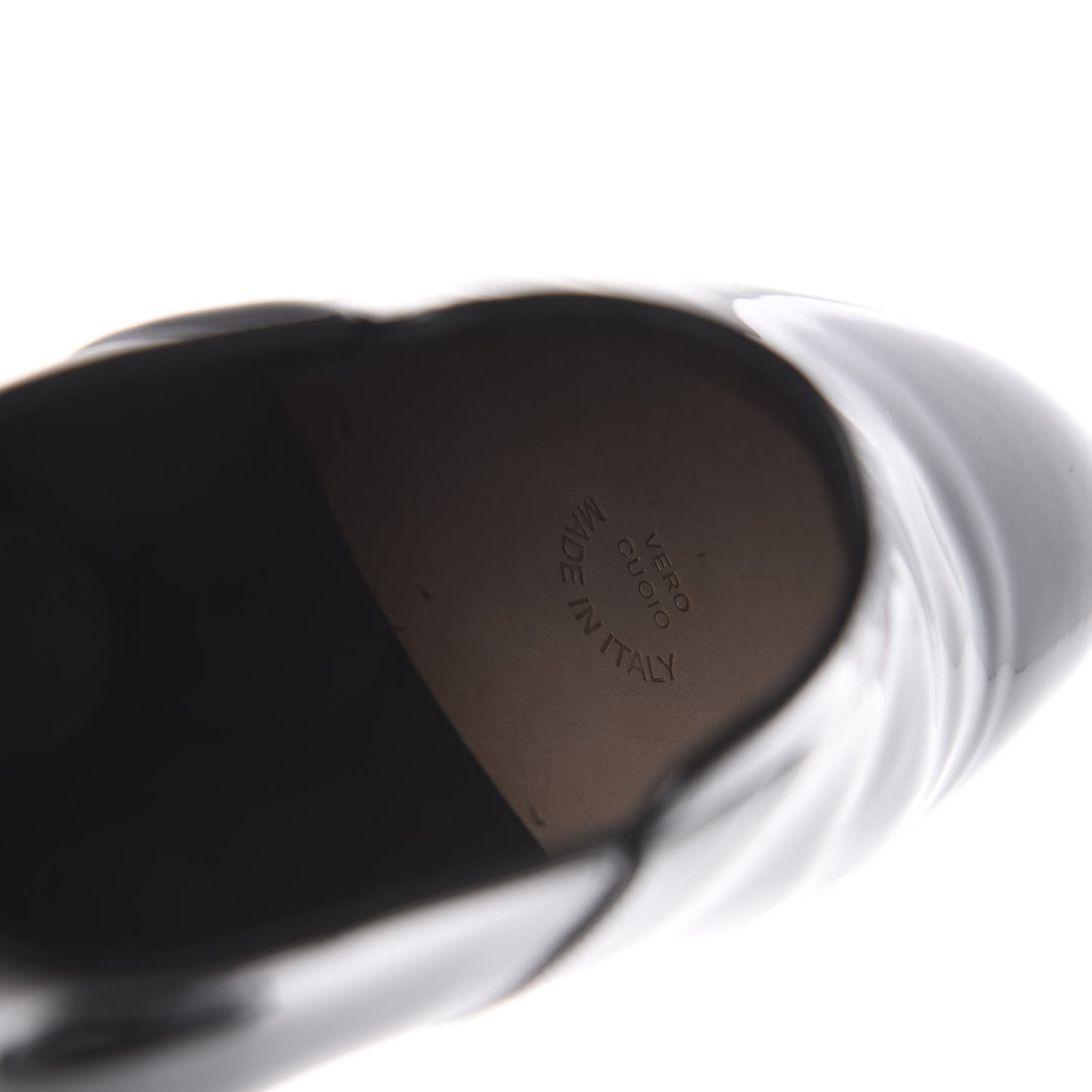 Patent Ankle Boots 40 Black