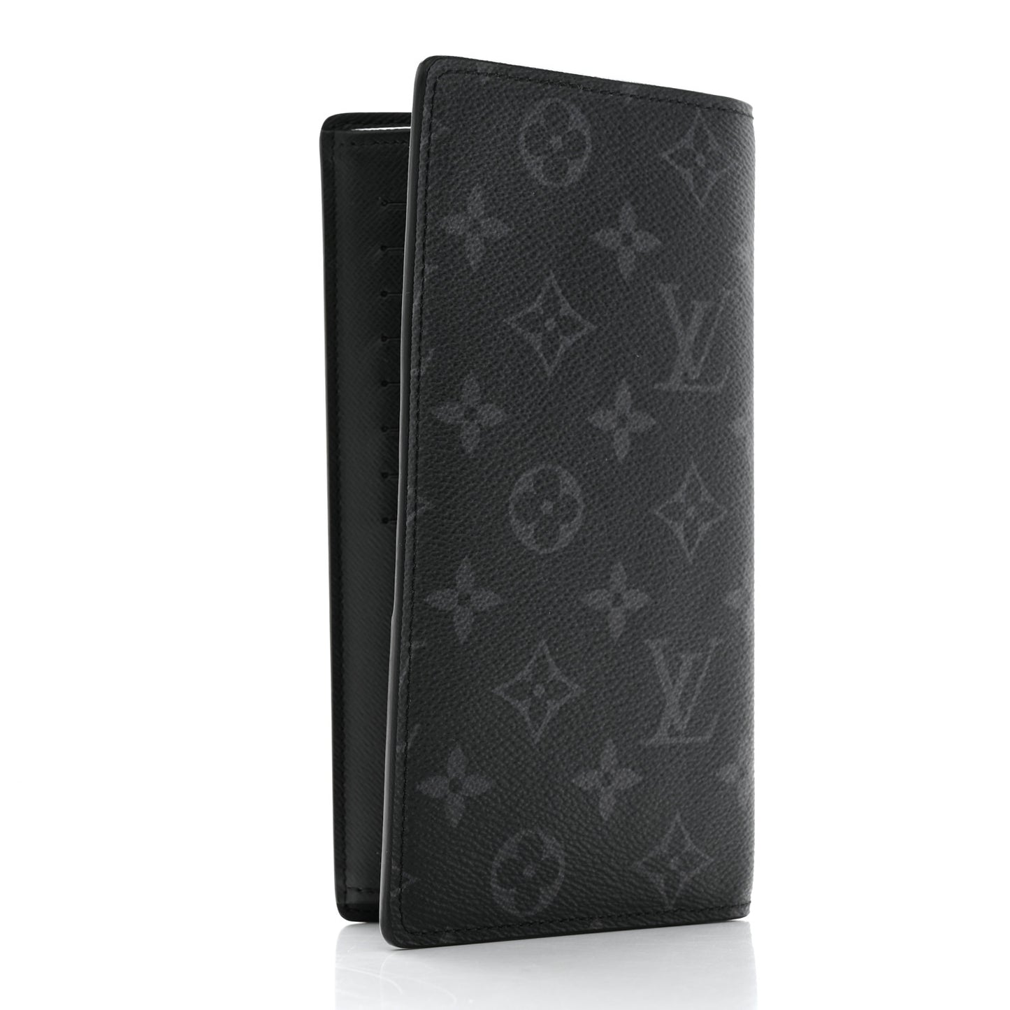 LOUIS VUITTON Monogram Eclipse Brazza Wallet