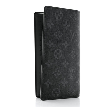 Louis Vuitton LOUIS VUITTON Monogram Eclipse Brazza Wallet 3 of 6