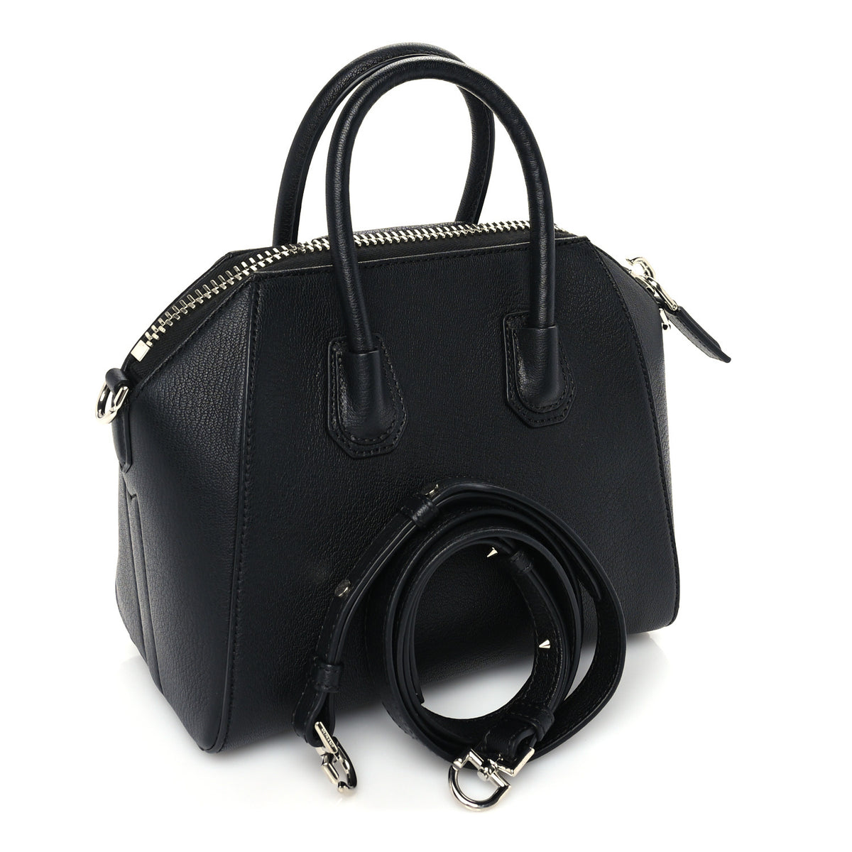 Givenchy Sugar Goatskin Mini Antigona Black 2 of 8
