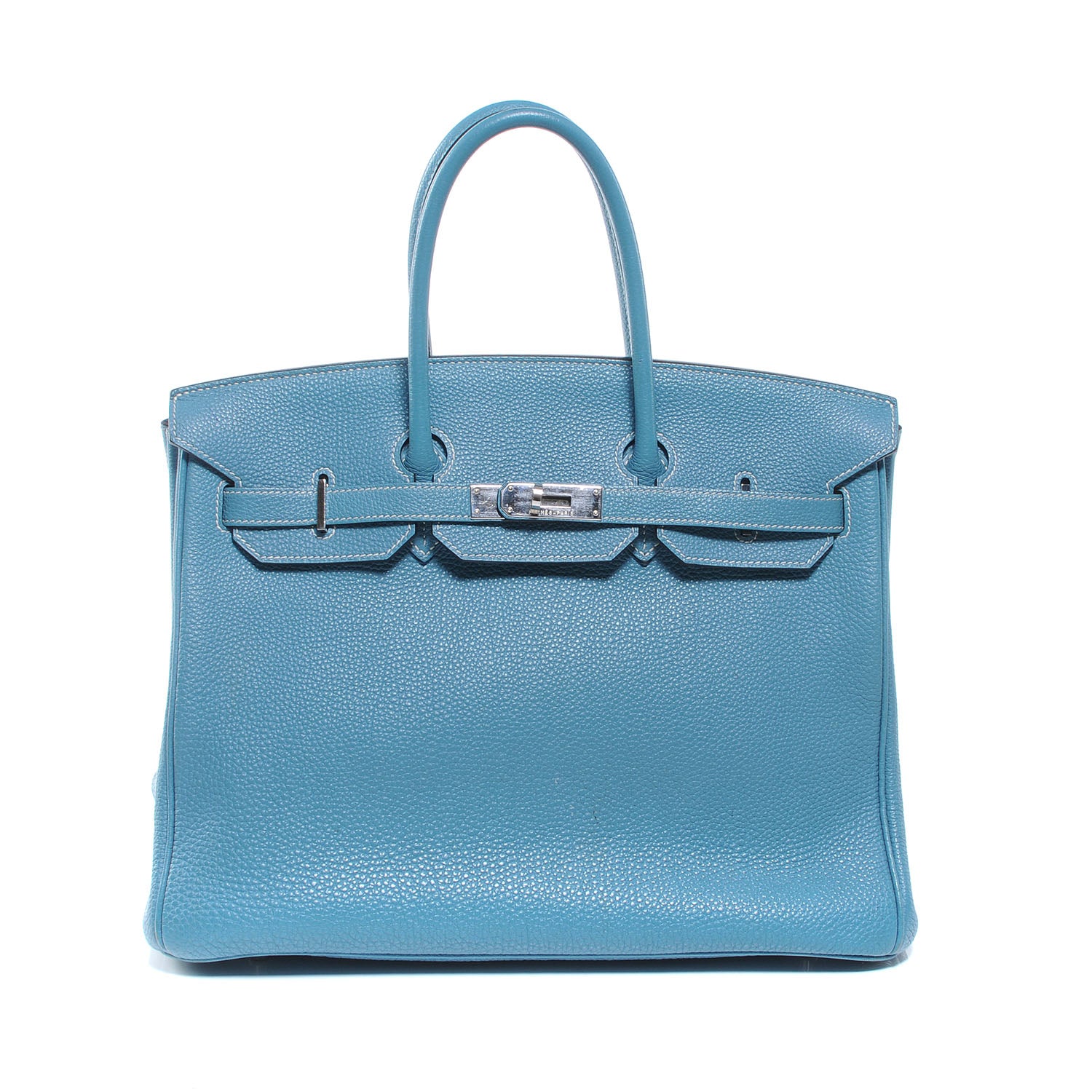 Hermes Togo Birkin 35 Blue Jean 1 of 11