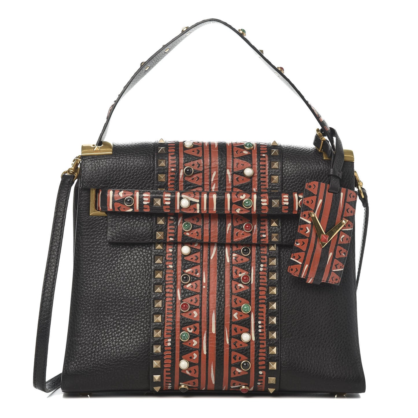 Alce Tribal Medium My Rockstud Frame Bag Black
