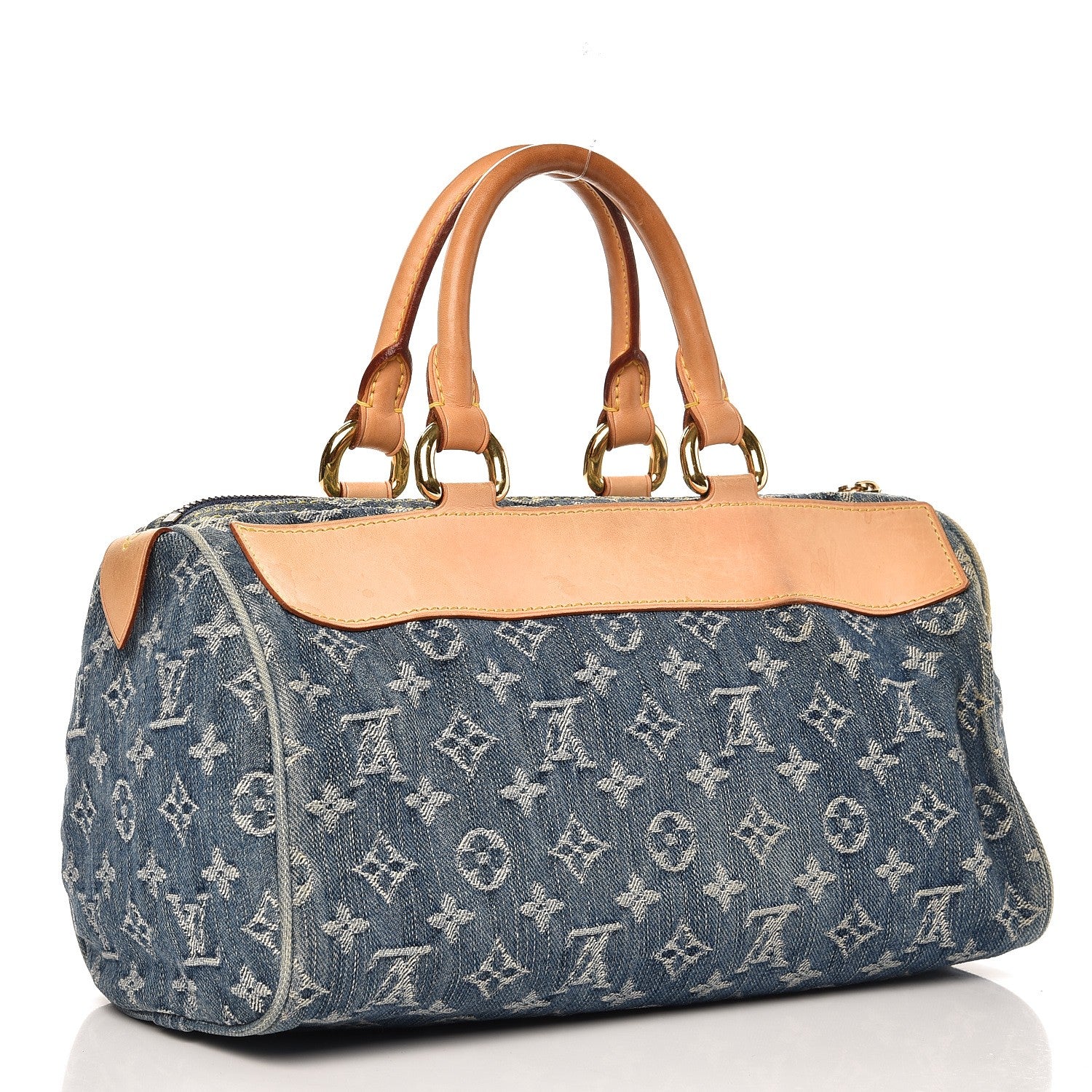 Louis Vuitton Monogram Denim Neo Speedy Blue 3 of 14