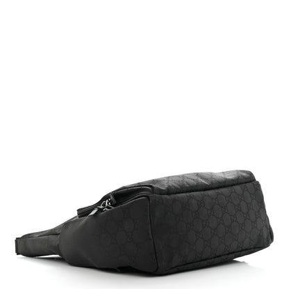 Gucci Nylon Monogram Extra Large Satchel Black 4 of 12