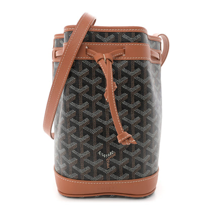 Goyard Goyardine Petit Flot Bucket Bag PM Black Gold 1 of 10