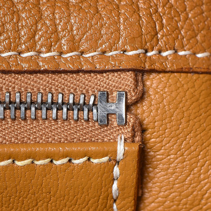 Hermes Chevre De Coromandel Kelly Sellier 32 Gold 37 of 38