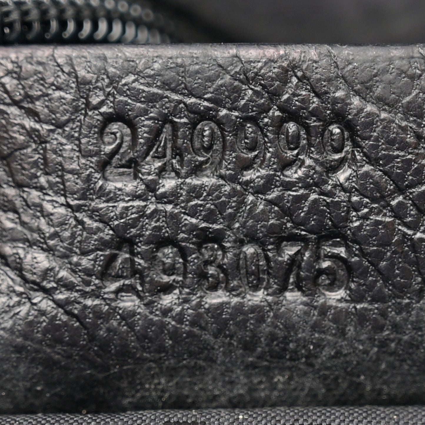 Guccissima Large Full Moon Tote Black