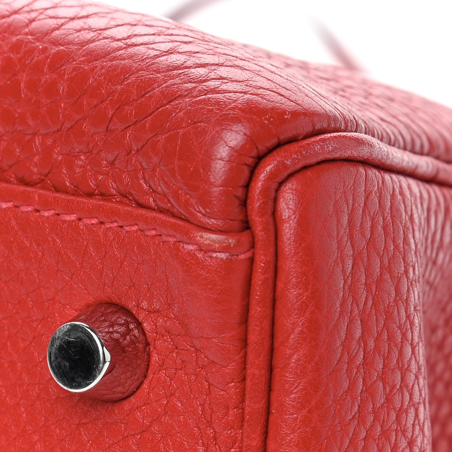 Hermes Taurillon Clemence Retourne Kelly 35 Rouge Casaque 14 of 15