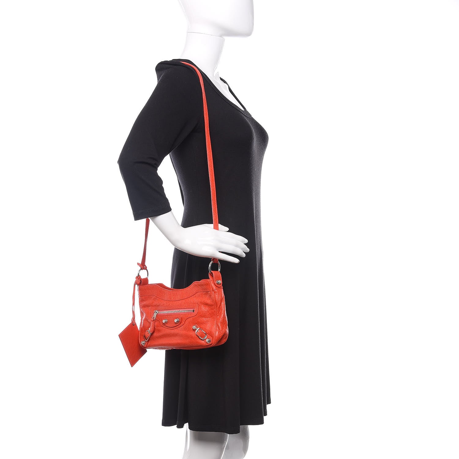 Balenciaga Agneau Giant 12 Silver Hardware Hip Rose Corail 3 of 11