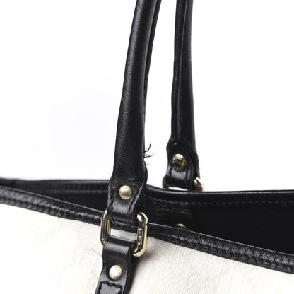 Gucci GG Plus Monogram Large Joy Tote White Black 12 of 12